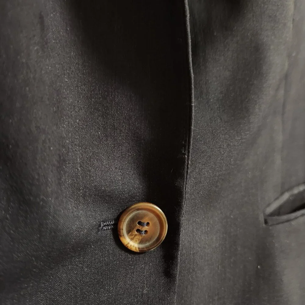 Talbots | Navy Luxe Wool Single Button Blazer 12 - Picture 4 of 10